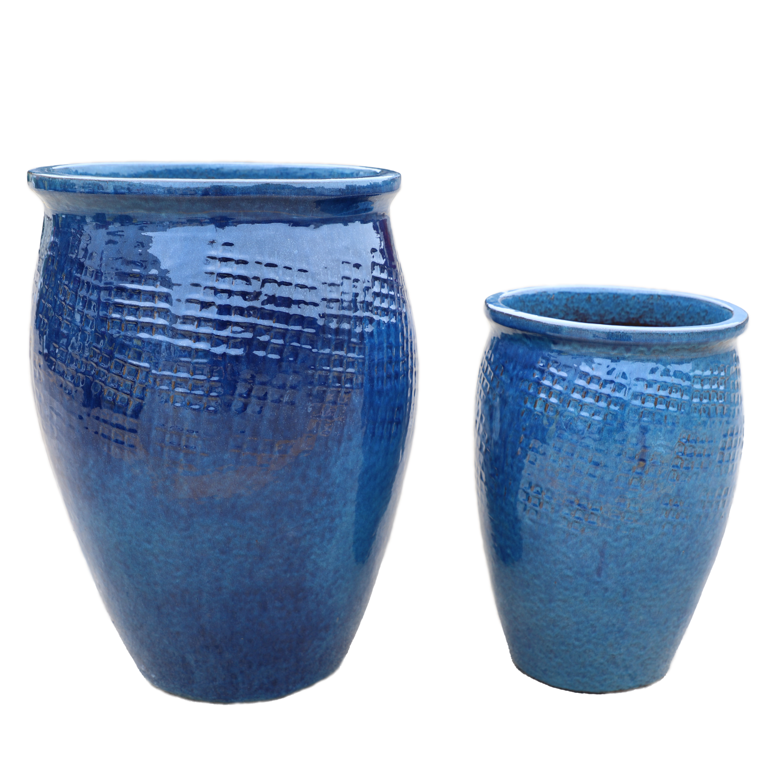 POSEIDON Pot 36x52cm azure blue
