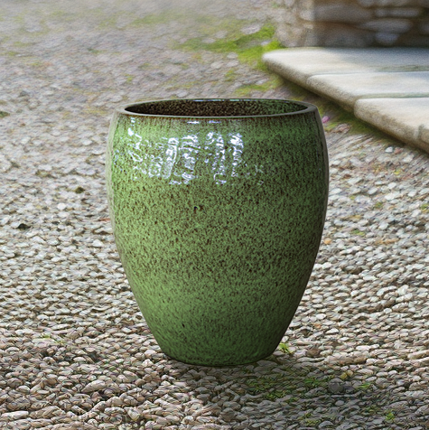 Pot POSEIDON2 28x31cm vert lac