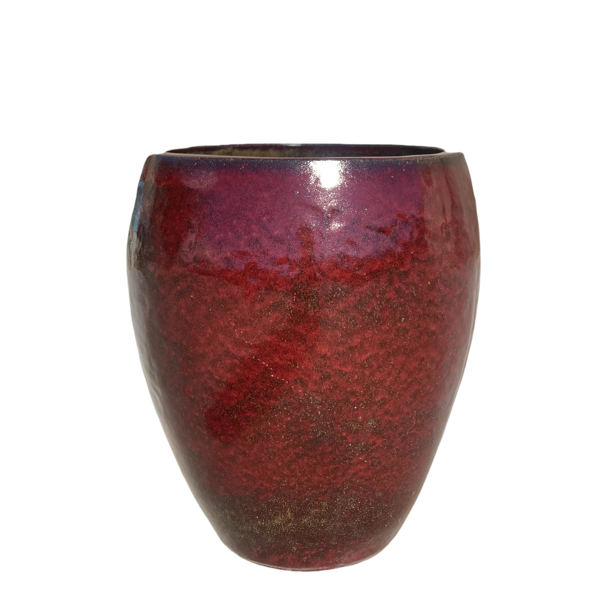 Vaso POSEIDON2 36x43cm rosso mattone