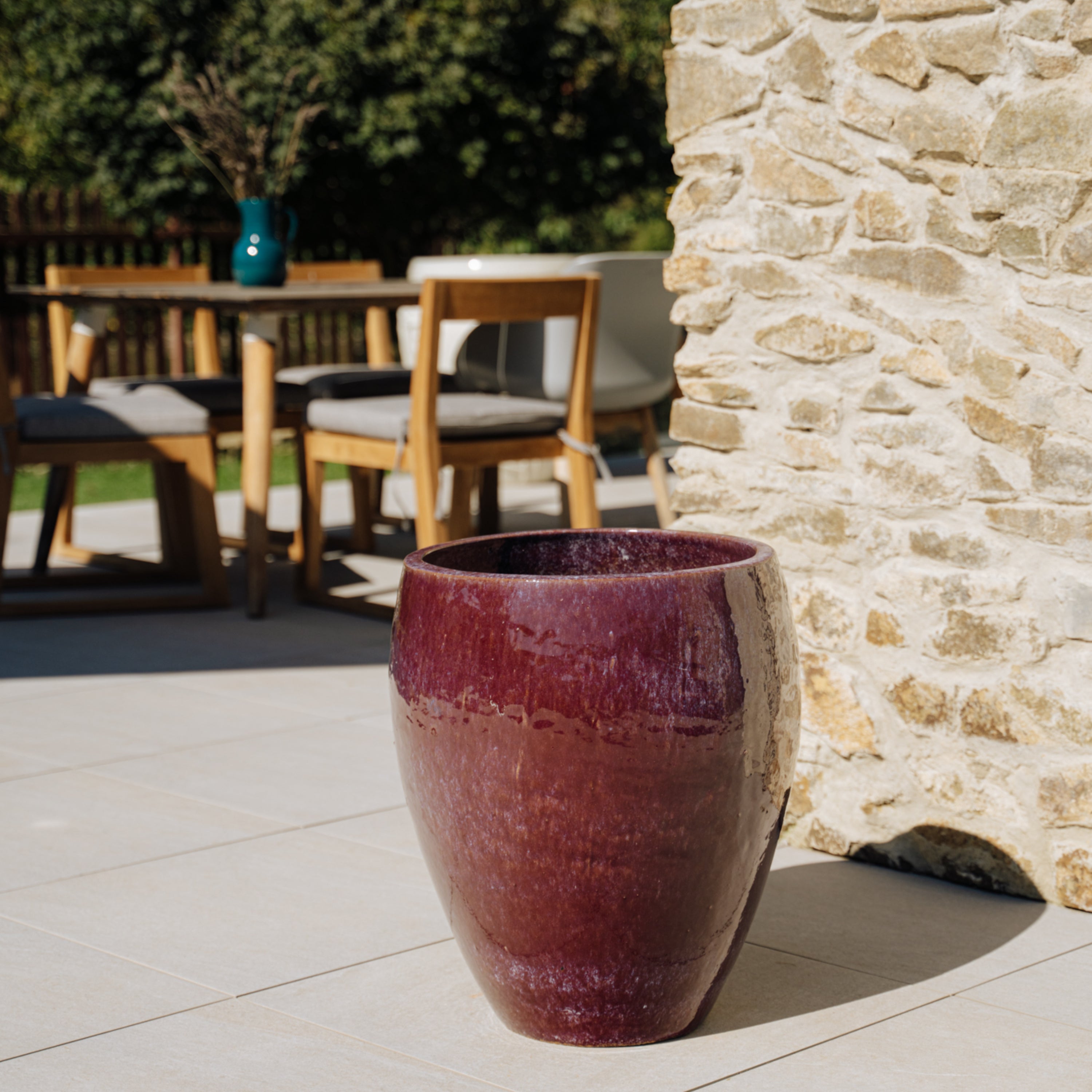 Pot POSEIDON2 46x55cm violet clair