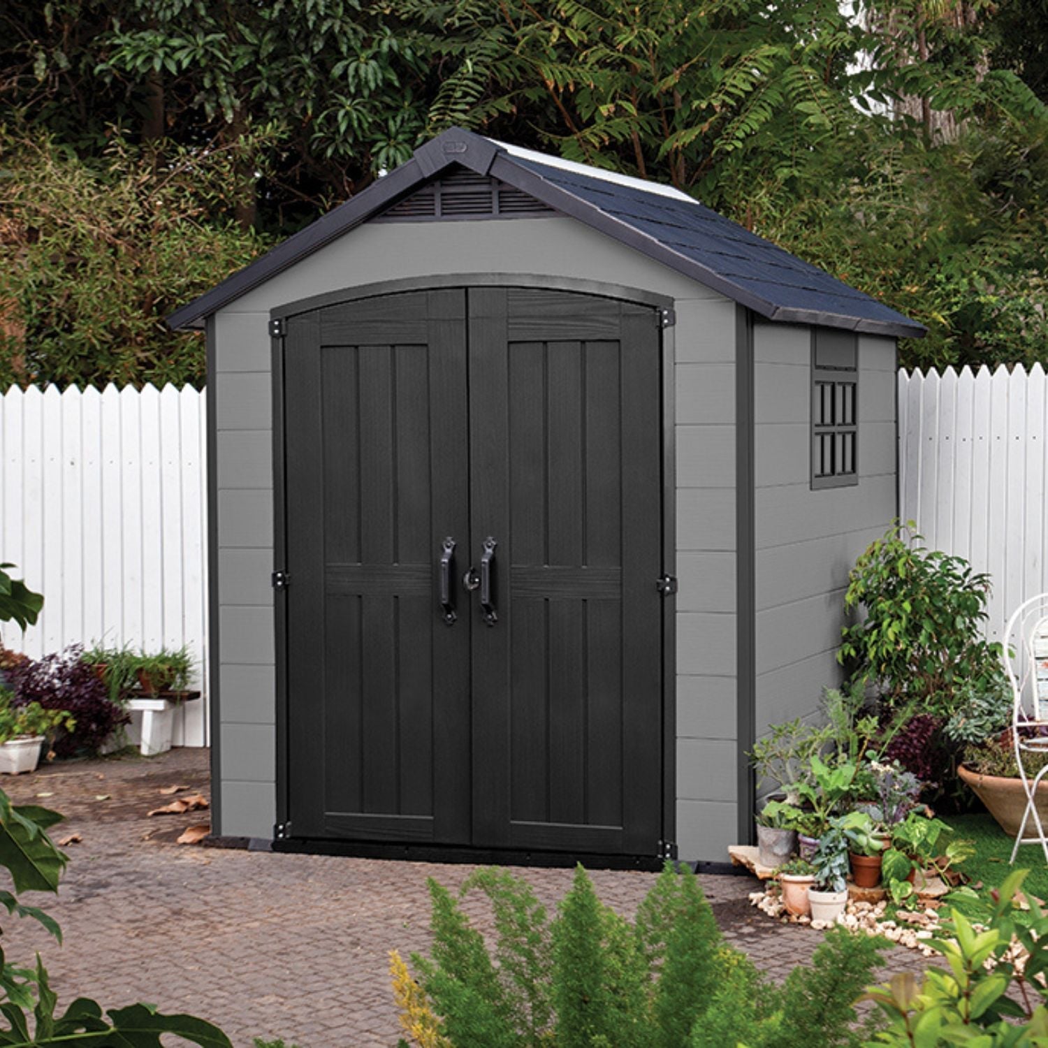 PREMIER 757 Garden Shed Grey