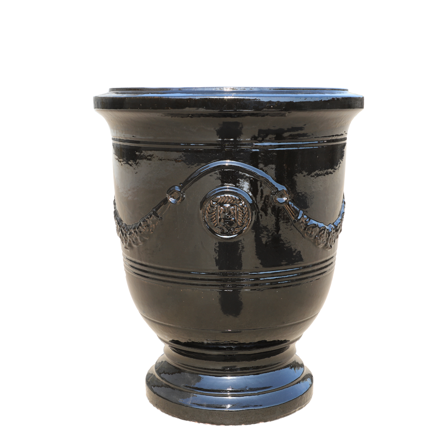 RICHELIEU Pot 35x42cm black