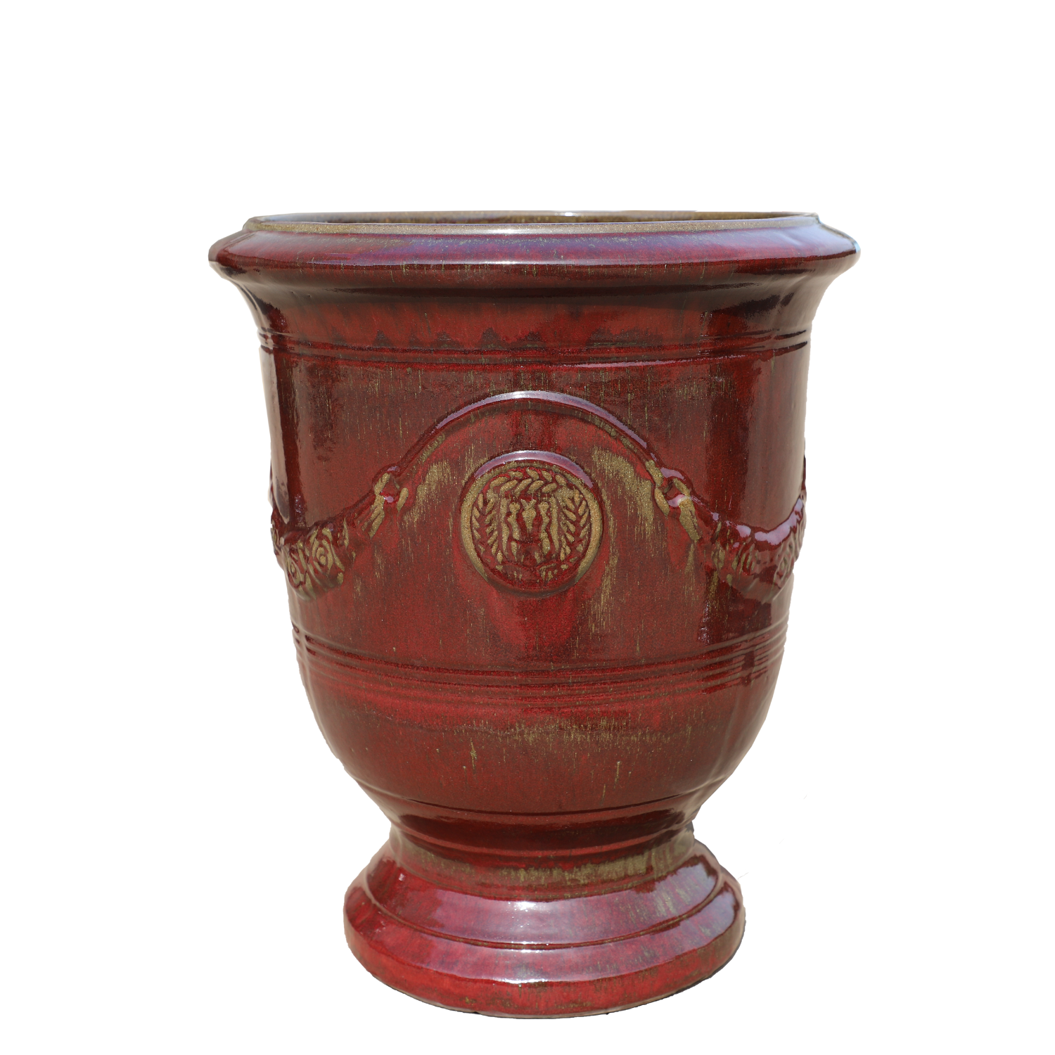 RICHELIEU Pot 35x42cm brick red
