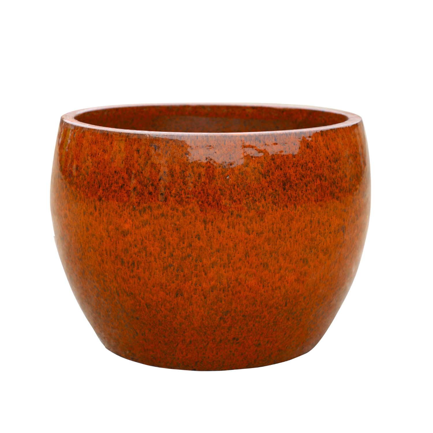 Maceta ROMULUS 21x15cm naranja tropical