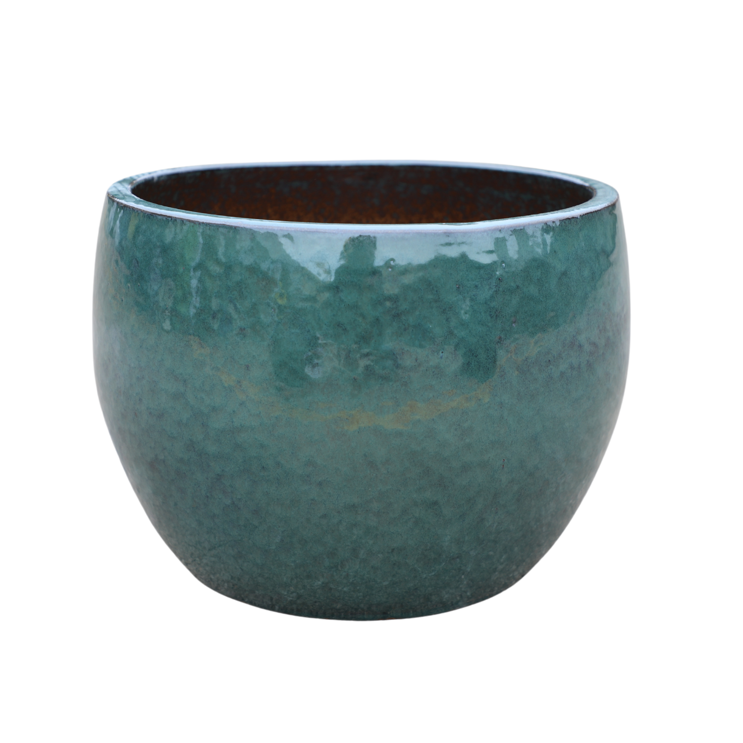 Maceta ROMULUS 21x15cm azul azur