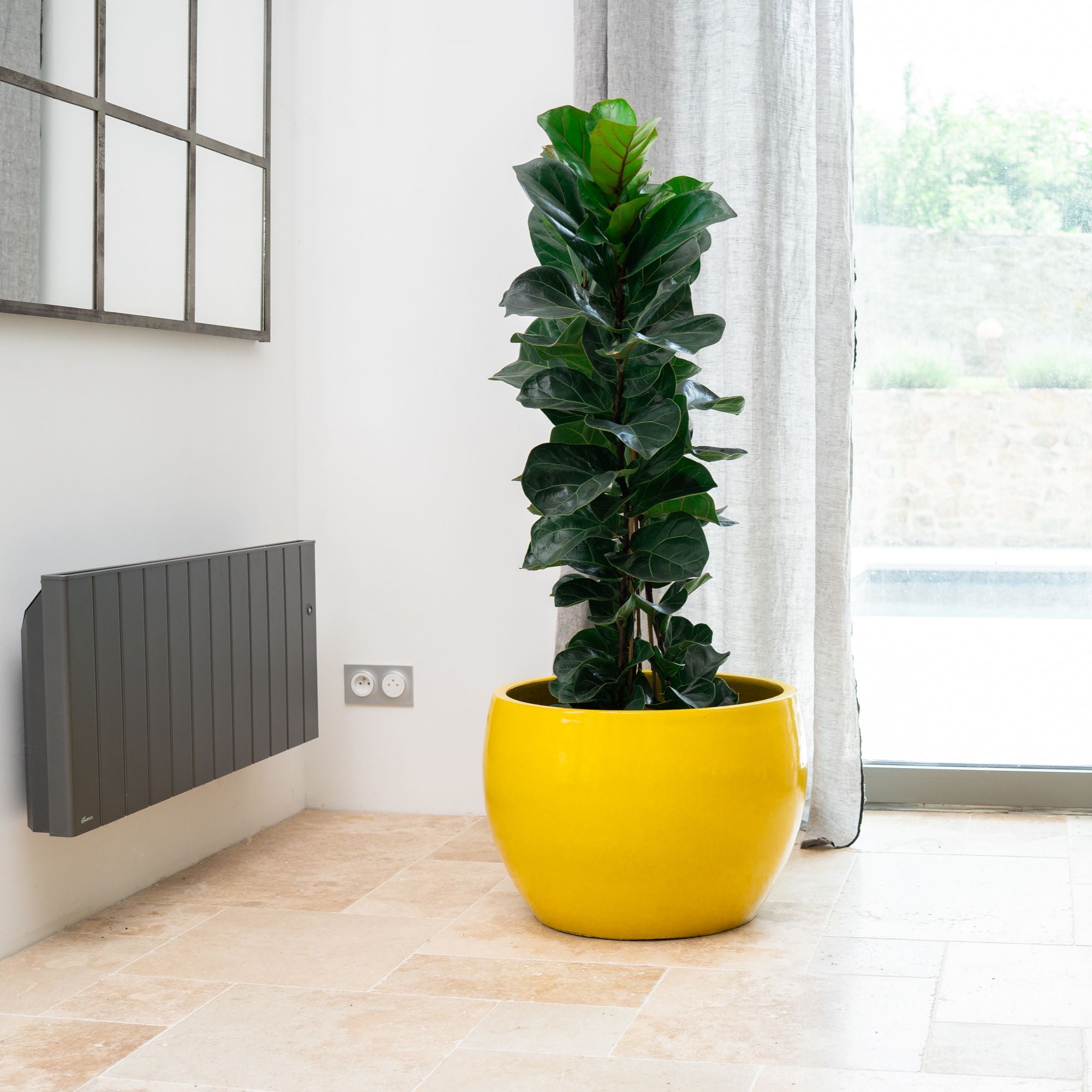 Pot ROMULUS 55x38cm jaune