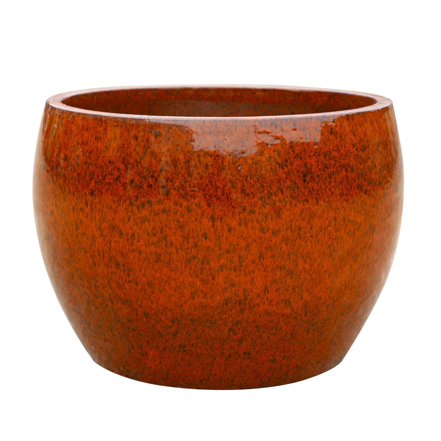 Pot ROMULUS 55x38cm orange tropical