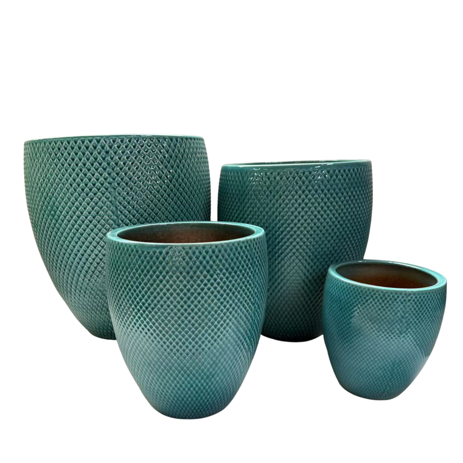 Pot SIGNAC 22x25cm turquoise