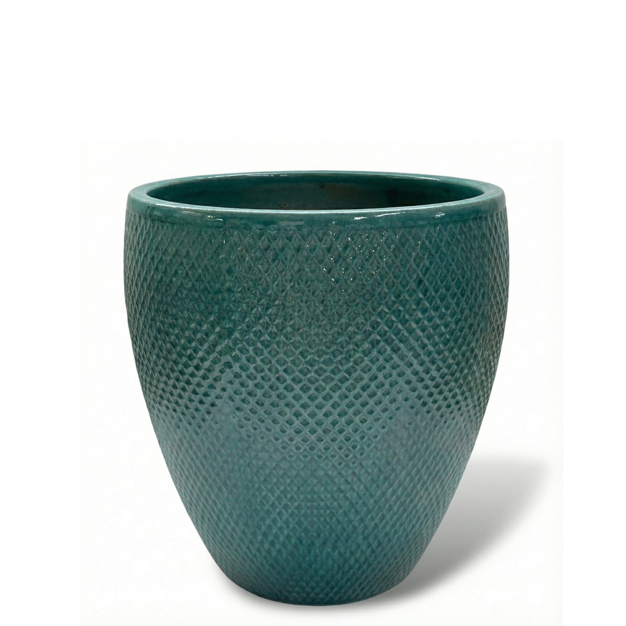 Pot SIGNAC 22x25cm turquoise