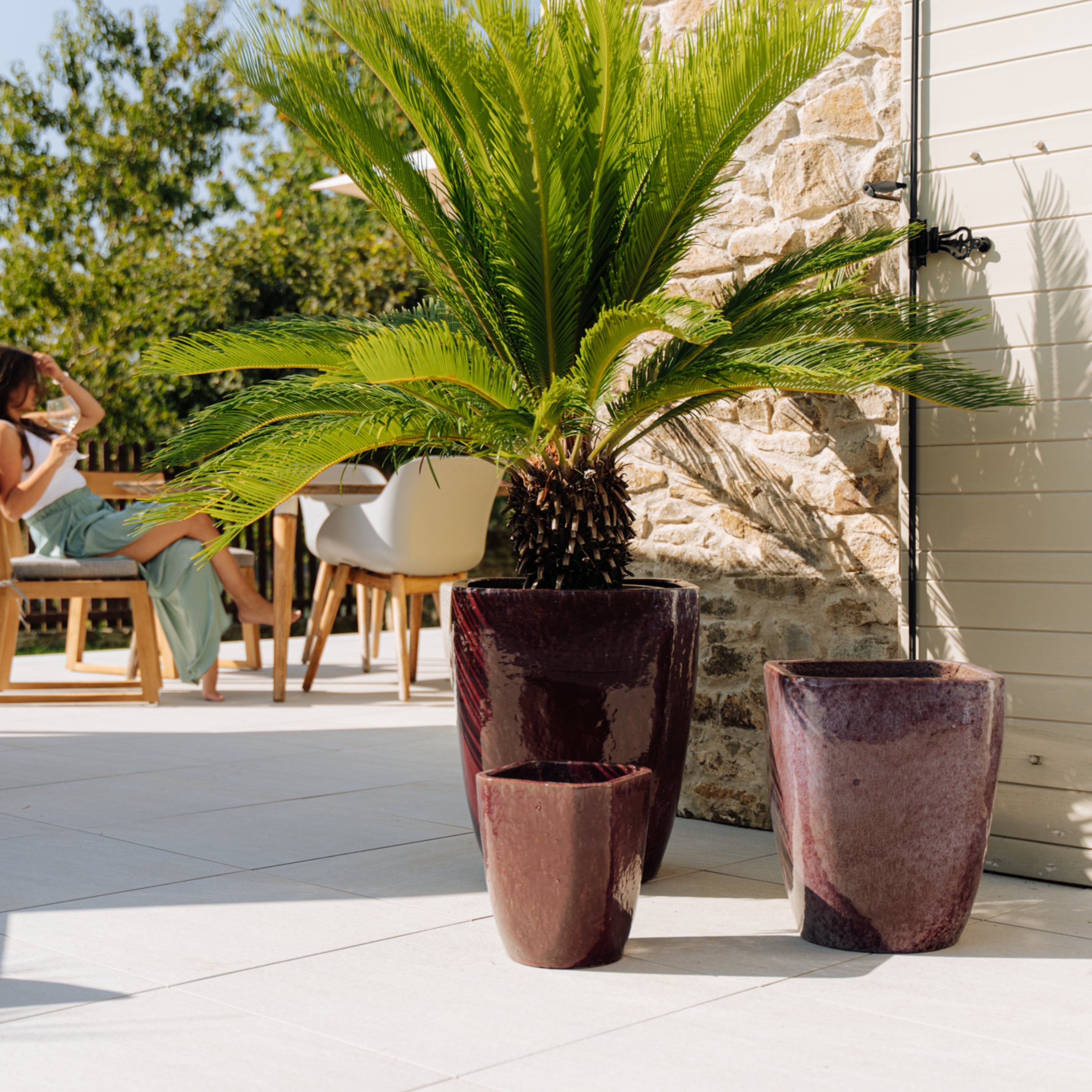 VAUBAN Pot 18x21cm purple