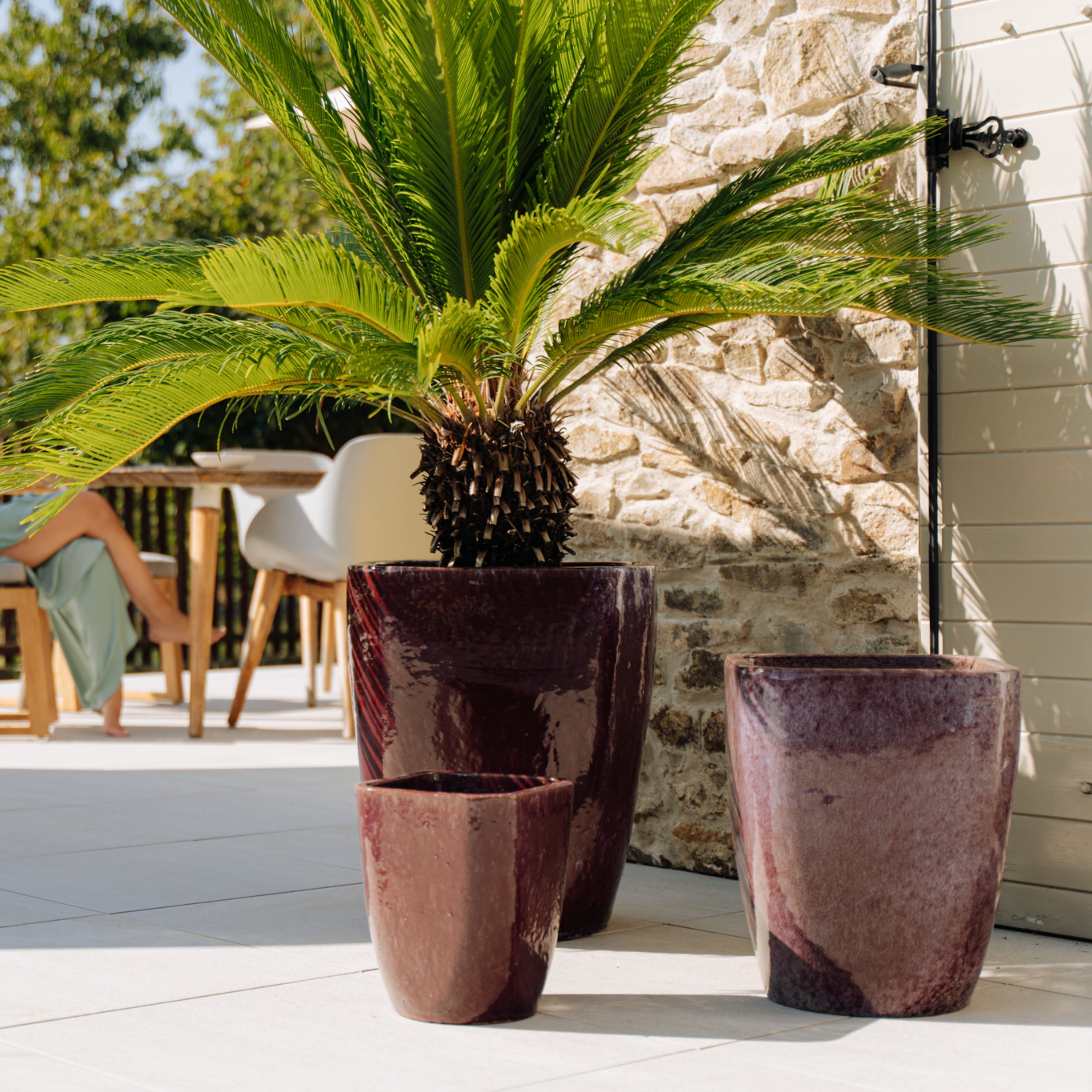 VAUBAN Pot 18x21cm purple