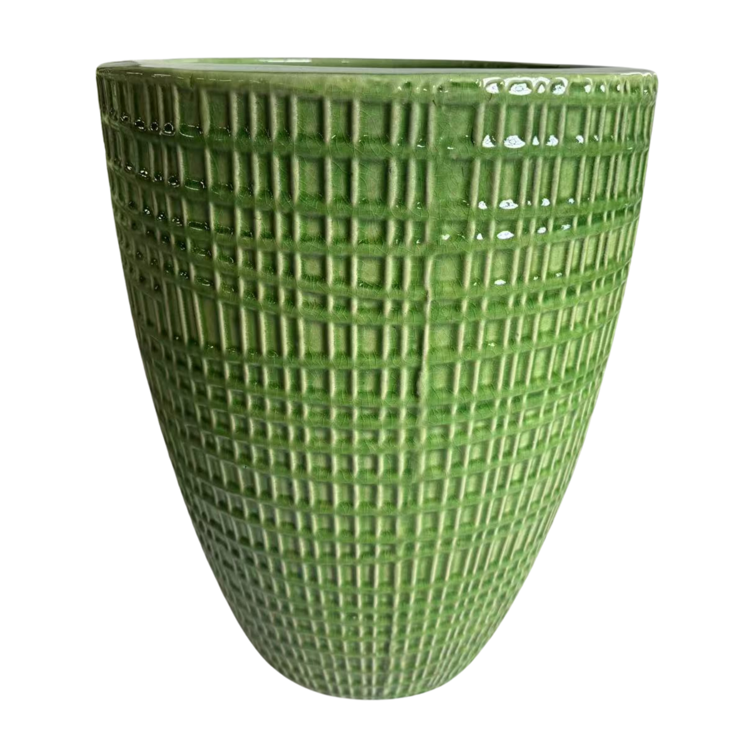 Pot VERNE 41x55cm vert pomme