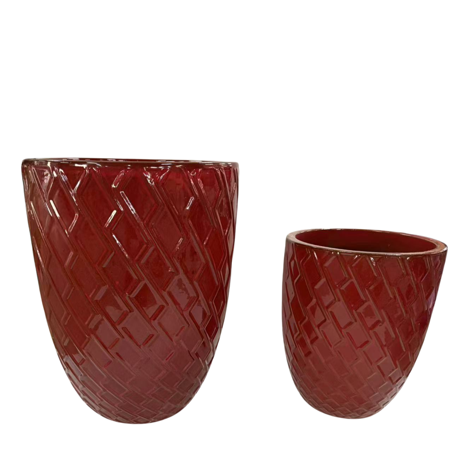 Pot ZEUS 41x55cm rouge impérial