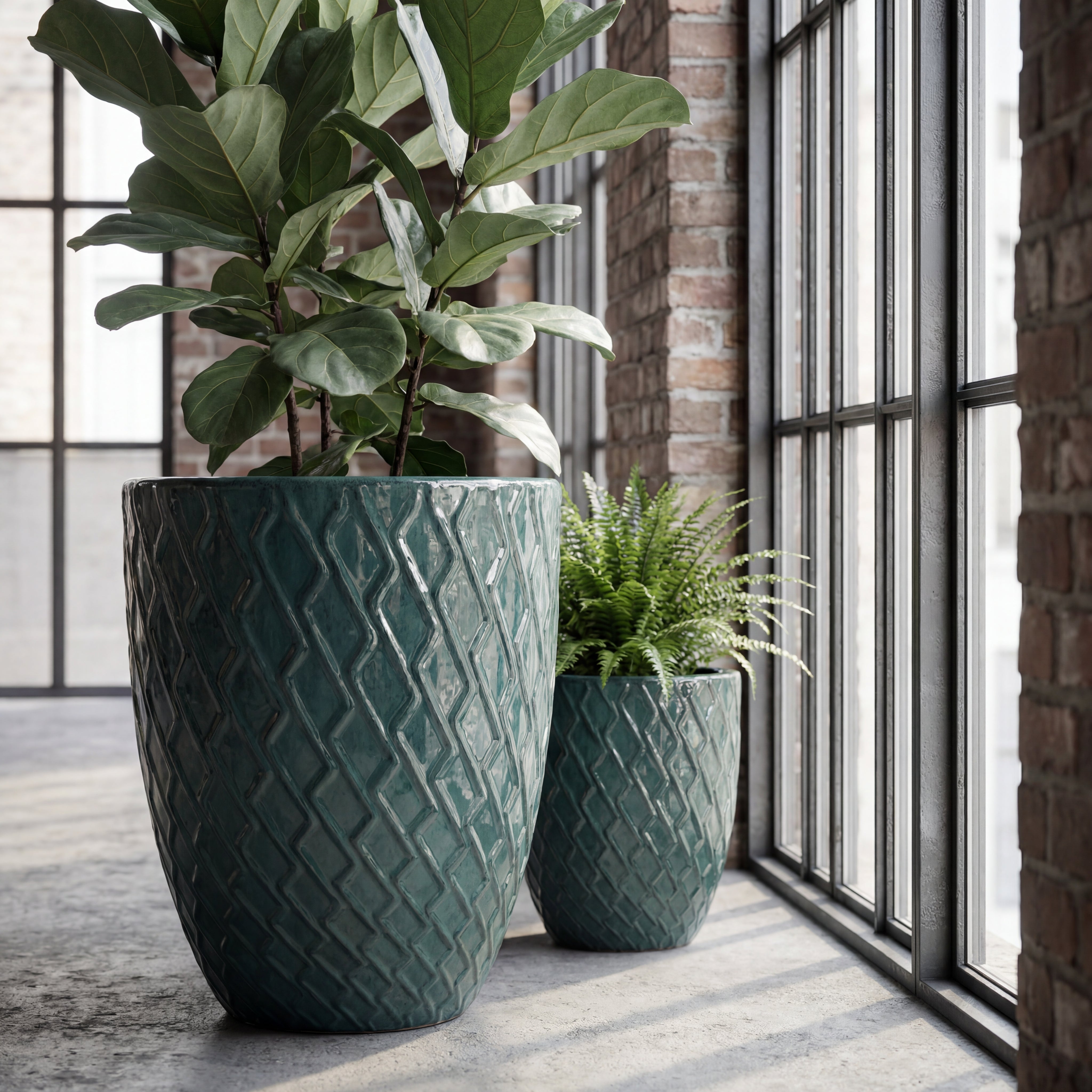 ZEUS Pot 42x54cm jade mist