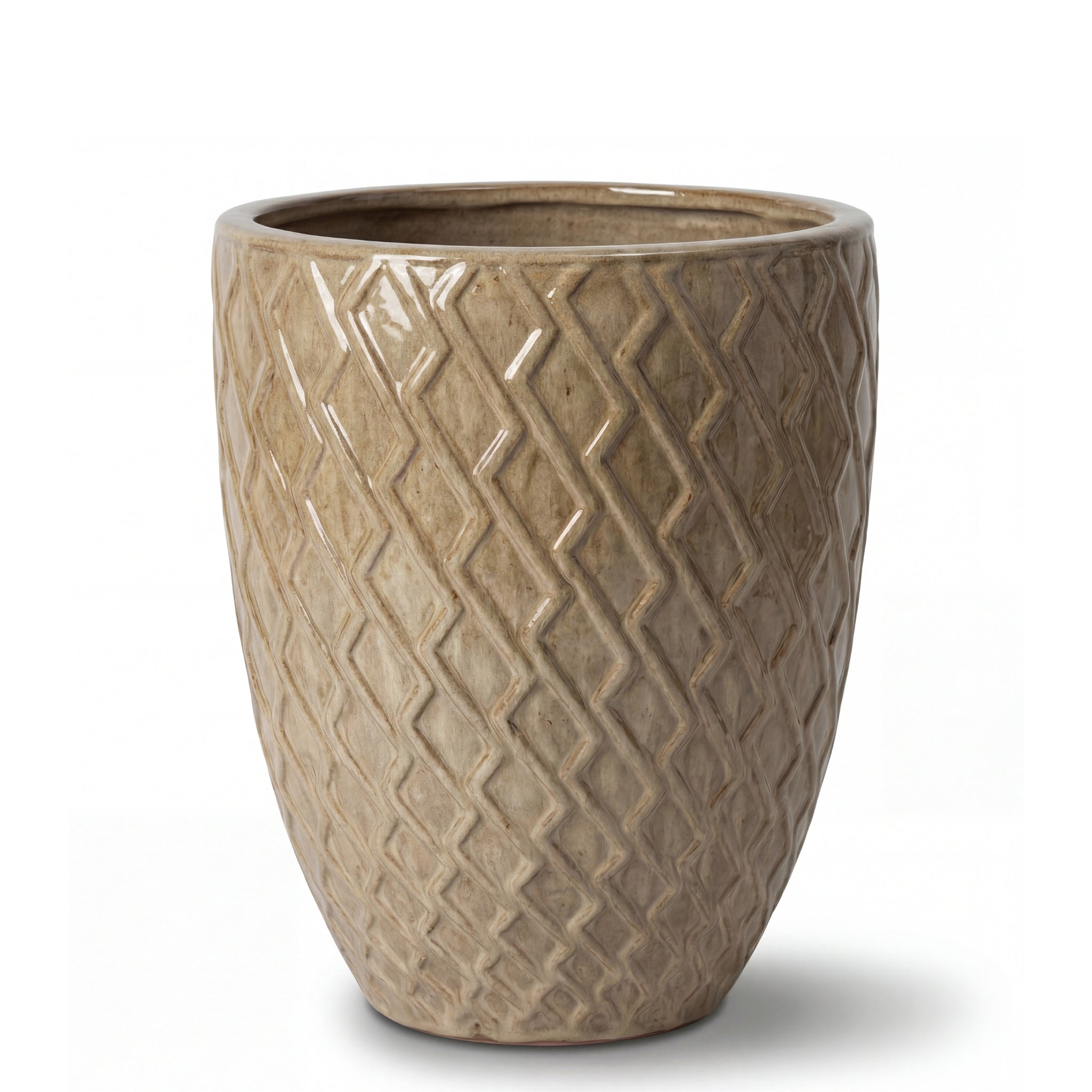 ZEUS Pot 32x40cm sanded bronze