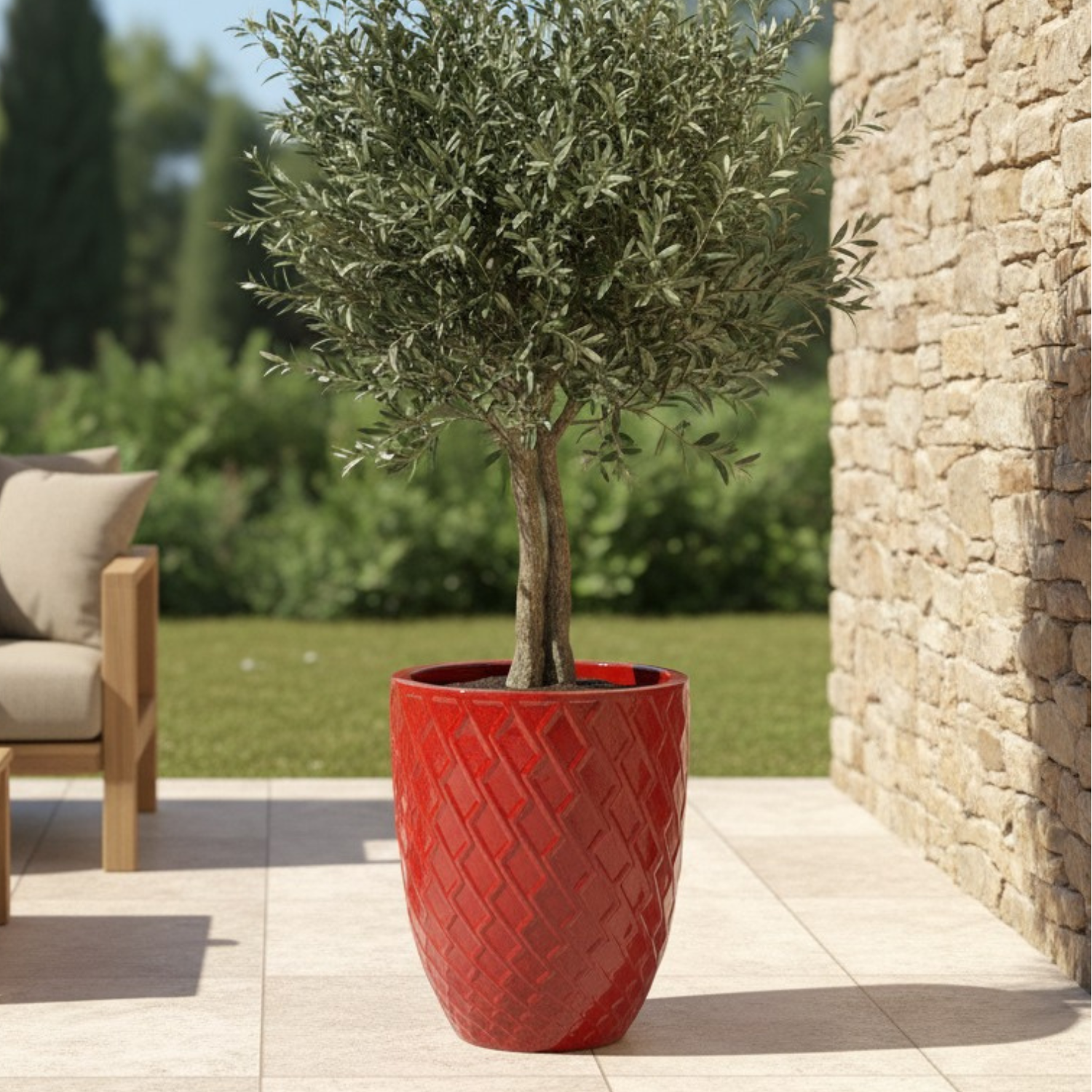 ZEUS Pot 41x55cm imperial red