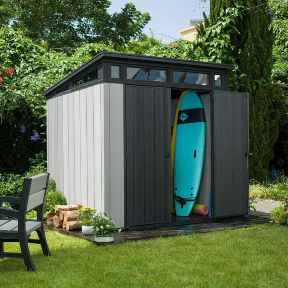 Abri de jardin ARTISAN 7x7 Gris Provencelia