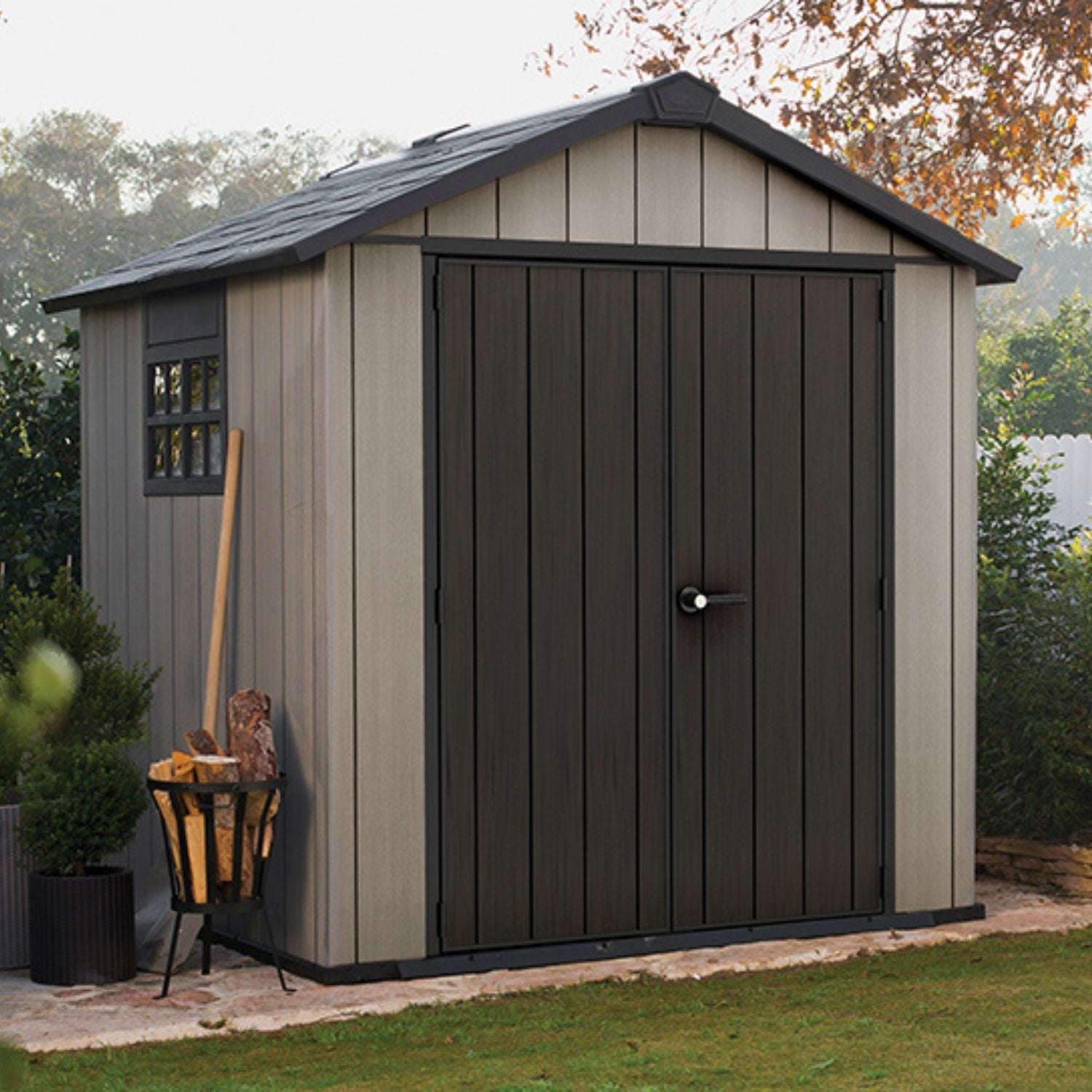 Abri de jardin OAKLAND 757 Gris Provencelia