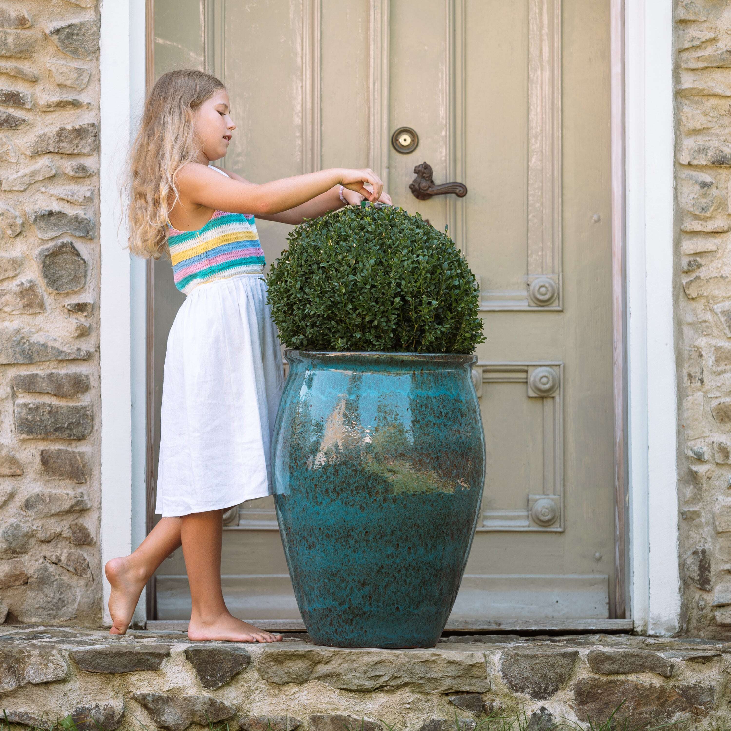 BACCHUS 50x68cm bleu fer Provencelia