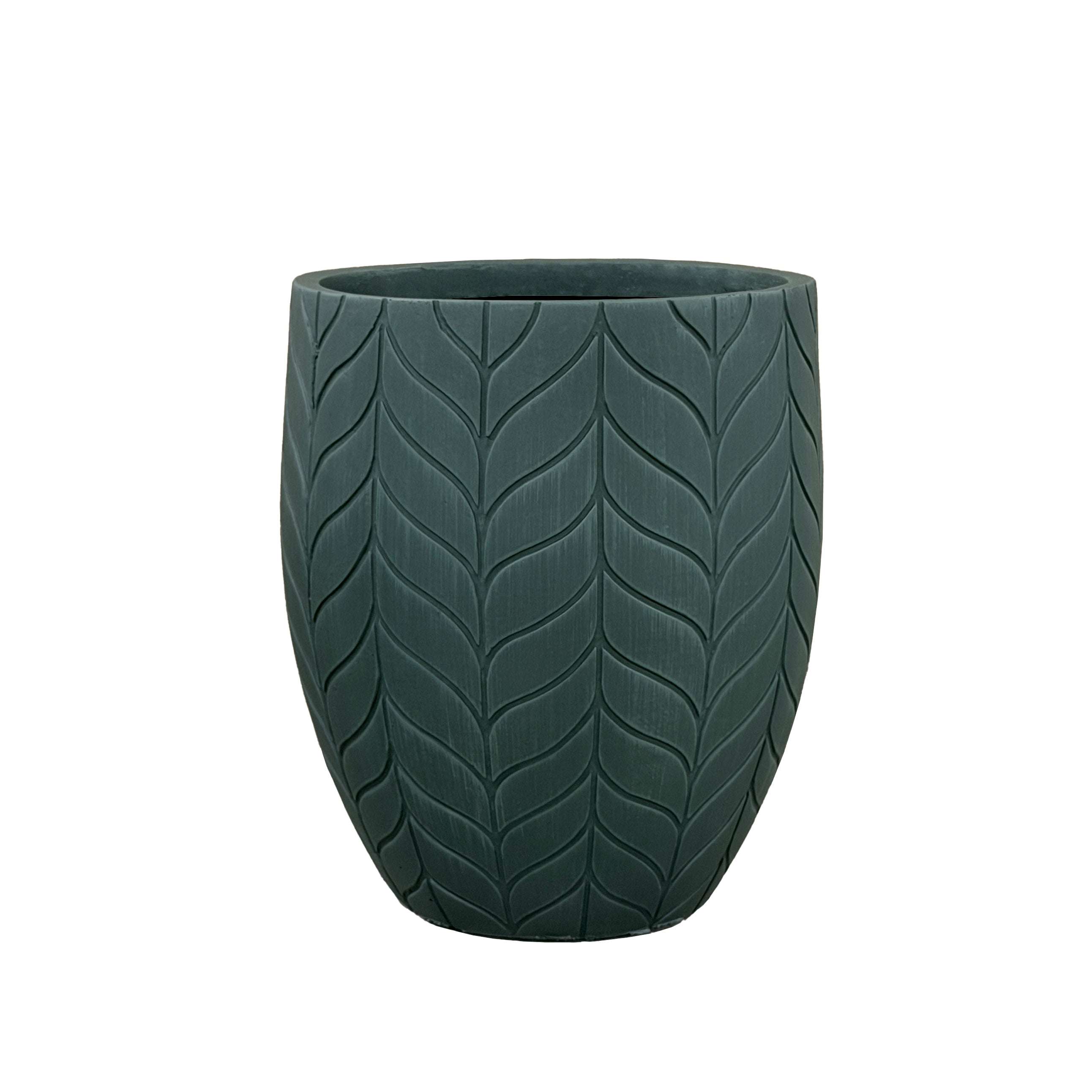 Cache-pot pré percé ESSENCE 54x60cm vert foncé Provencelia