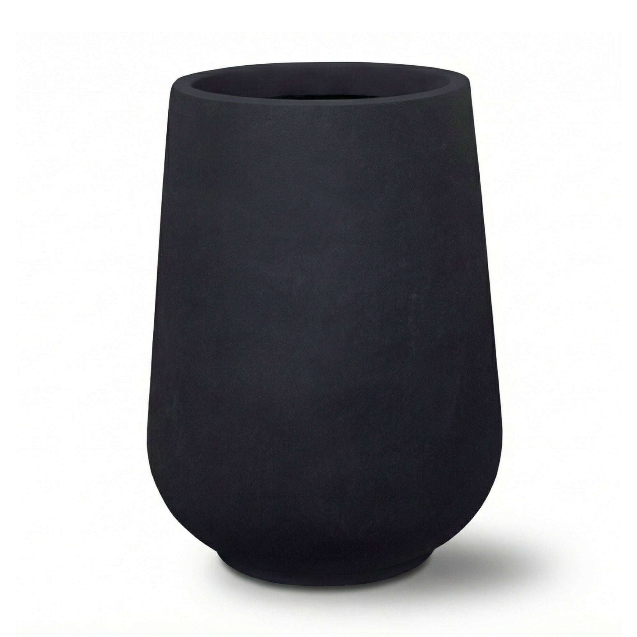 Cache-pot pré percé MONOLITH 40x53cm noir mat Provencelia