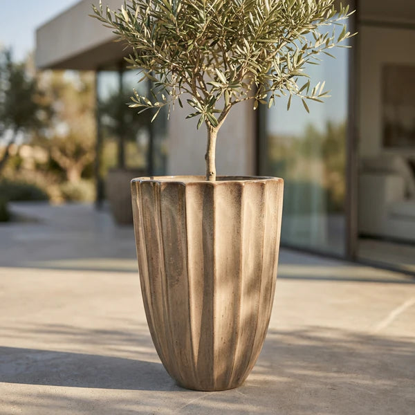 HUGO Pot 36x50cm sanded bronze