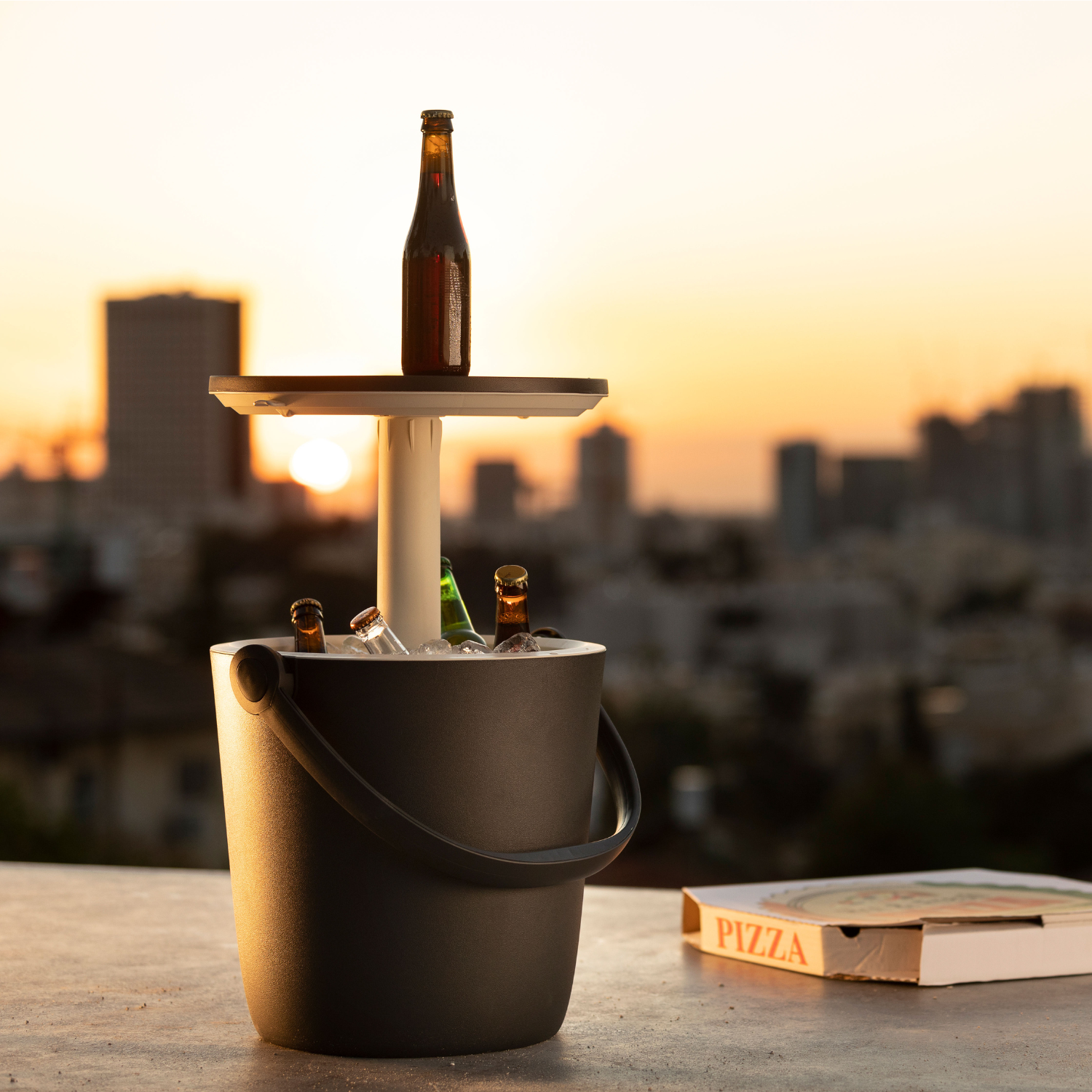 Go Bar Glacière portable, 37x60 cm, Graphite Provencelia