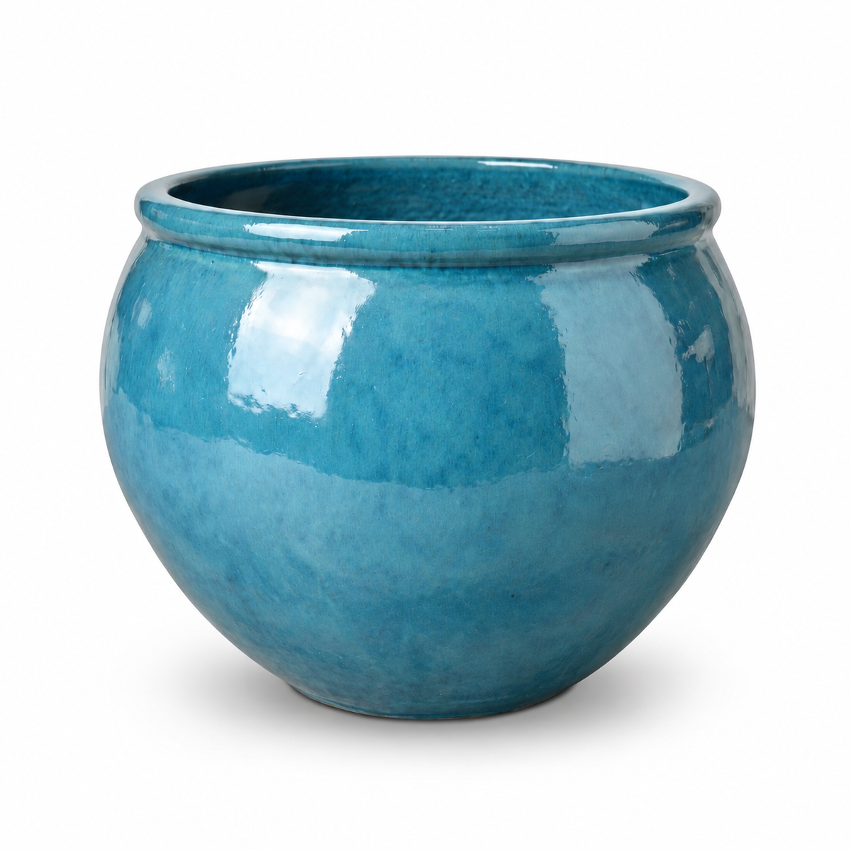 Pot LUTECE 53x43cm bleu caraîbes
