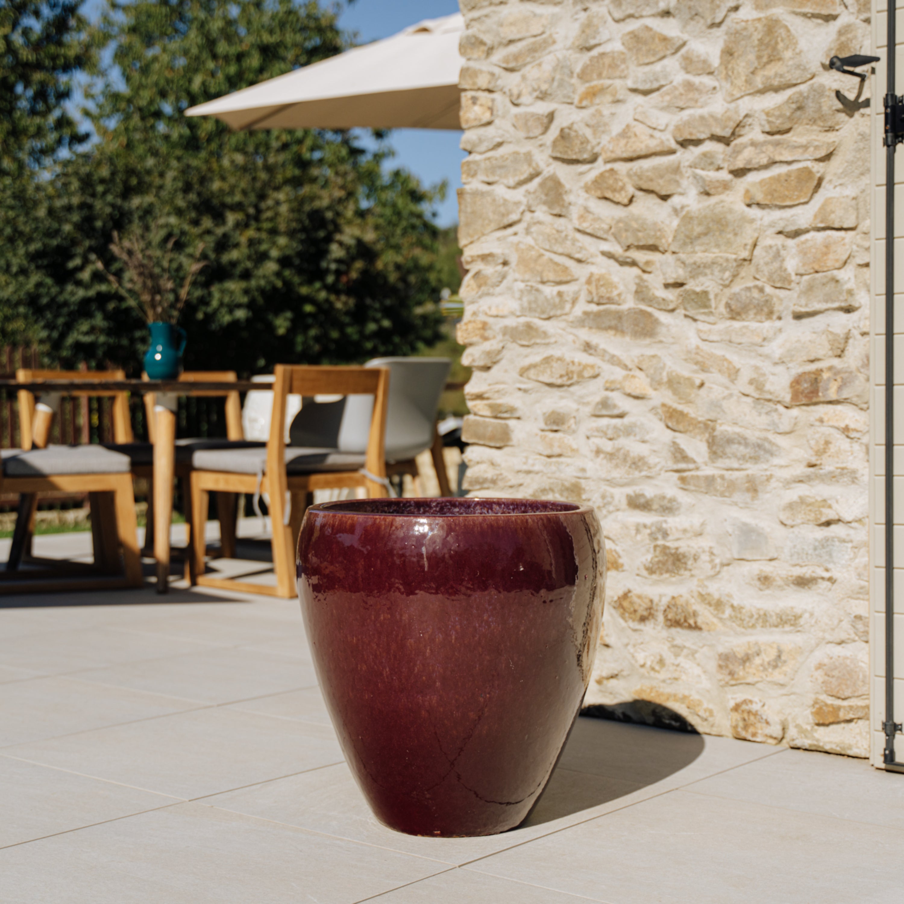 Pot LAFONTAINE 52x52cm, violet clair