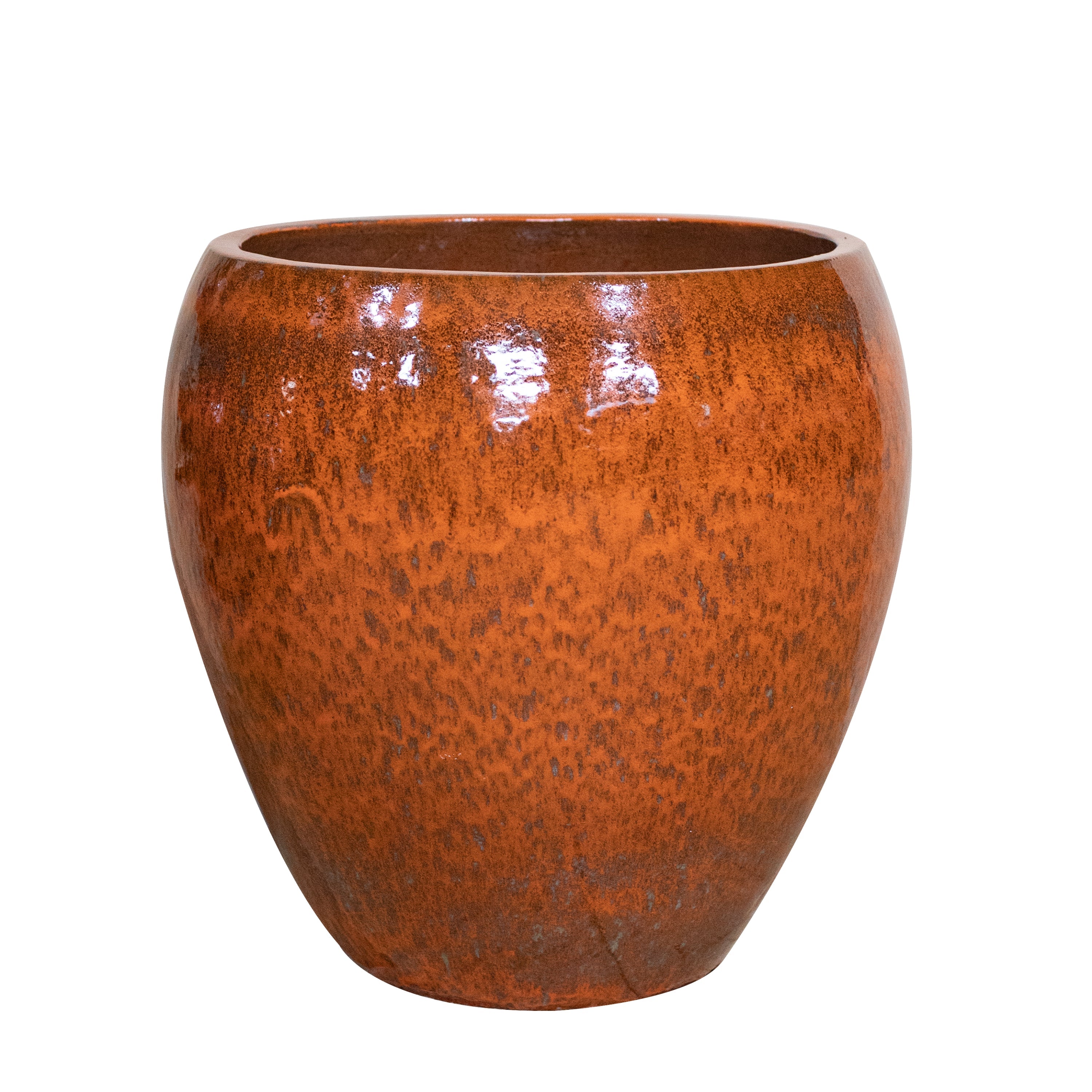 Pot LAFONTAINE 50x51cm rouille d'automne