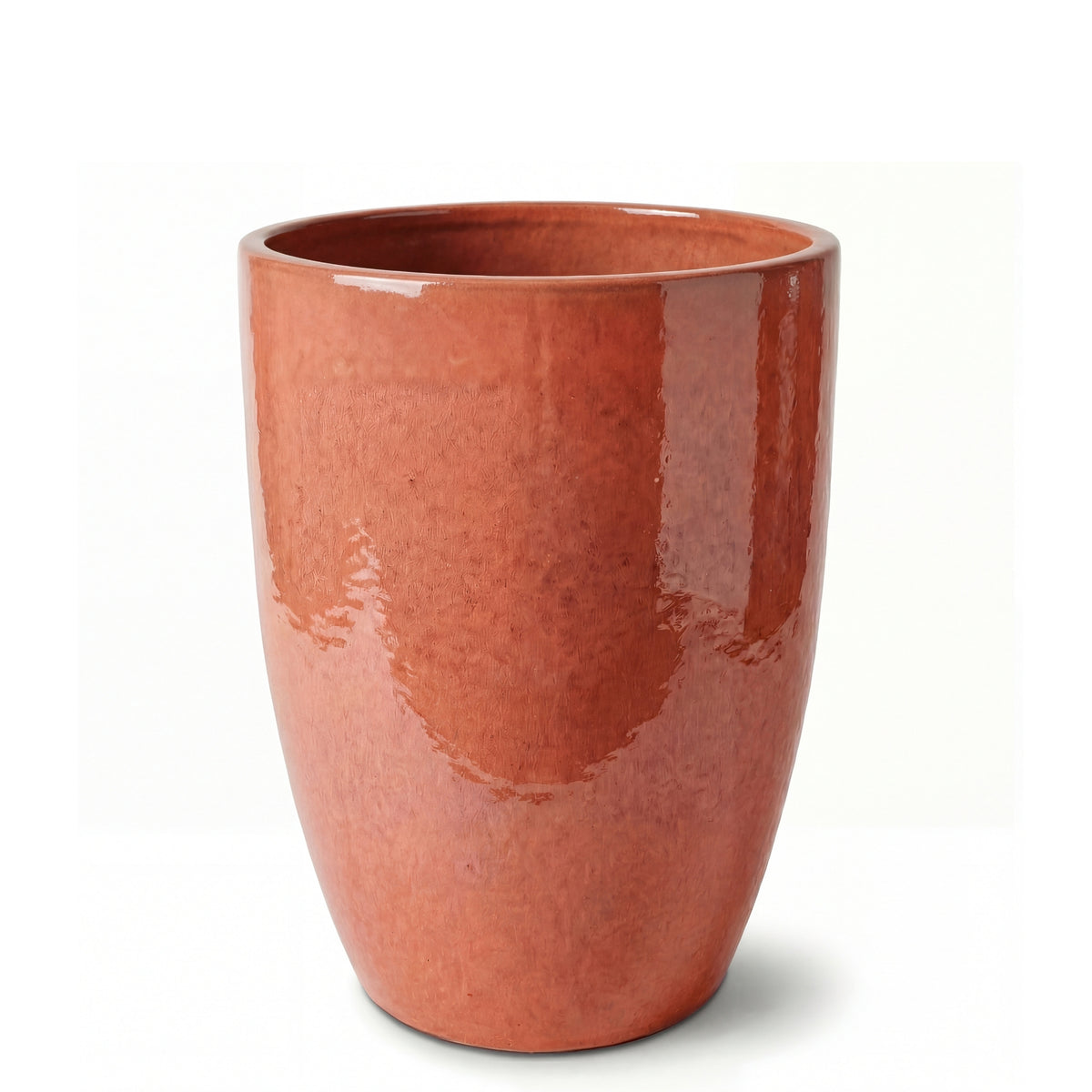 Vaso Mazarin2 37x49 cm Aurora in ceramica smaltata, vista frontale su sfondo bianco