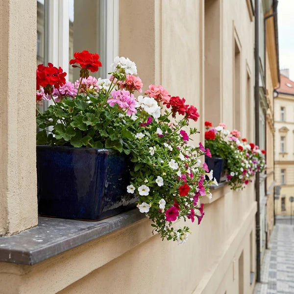 GIONO planter 60x23x18cm sapphire
