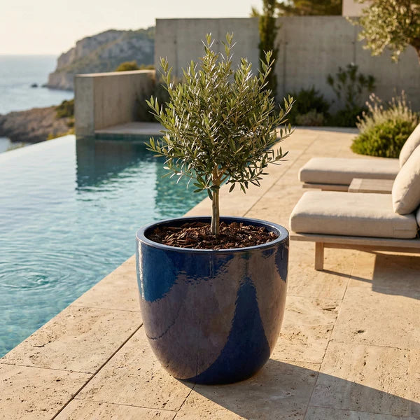 Pot LANCELOT 57x50cm bleu nuit