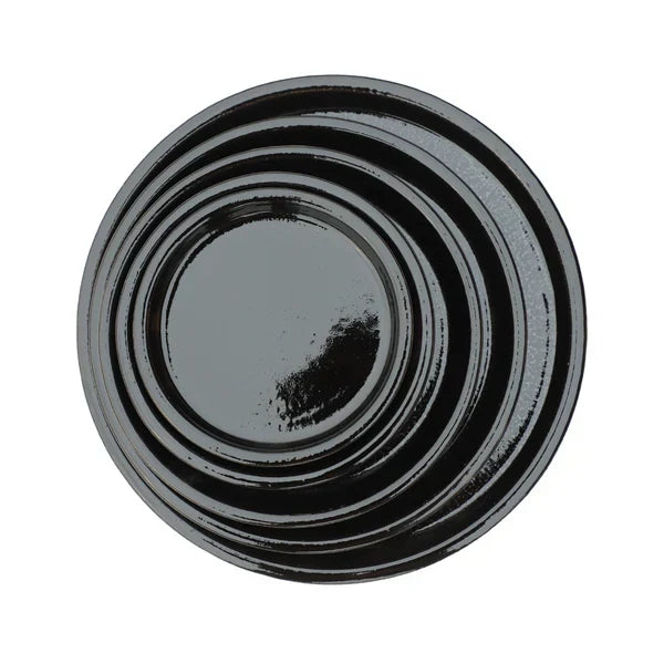 Sottovaso rotondo 35cm nero
