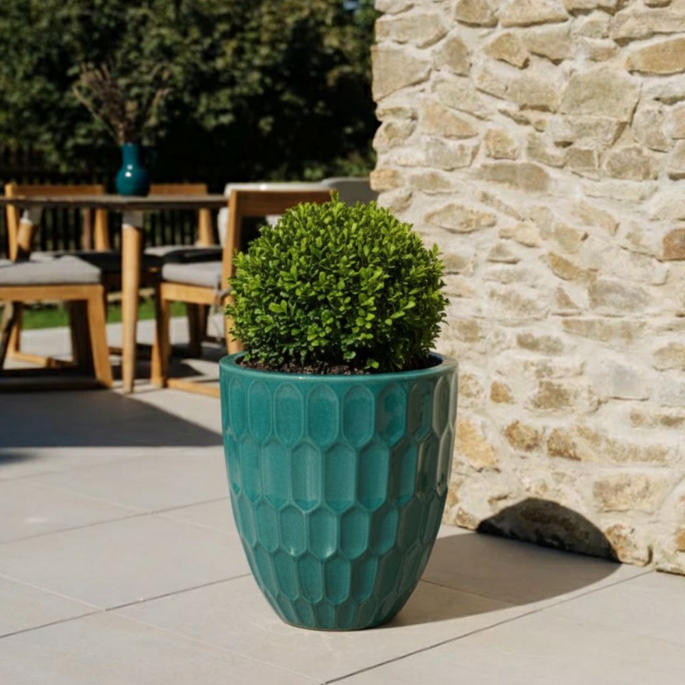 Pot DAUDET 32x40cm turquoise