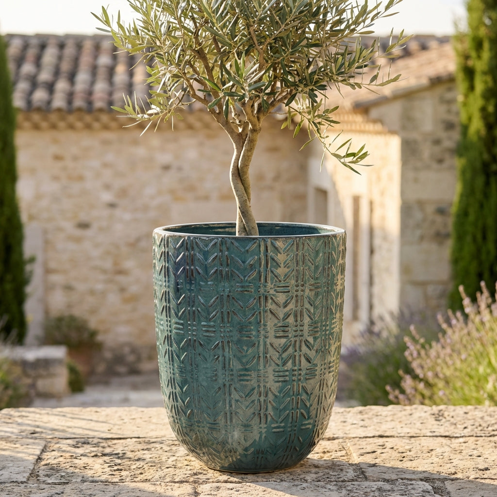 Vaso MERCURE 39x51cm Bruma di giada