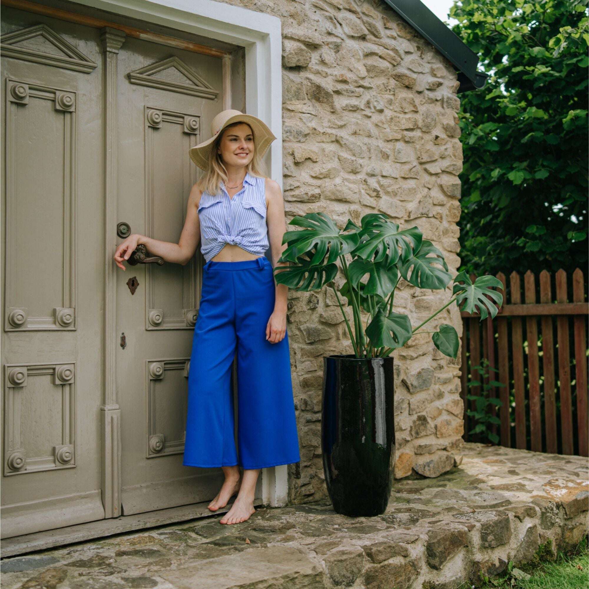 Pot ATHENA 31x70cm noir Provencelia