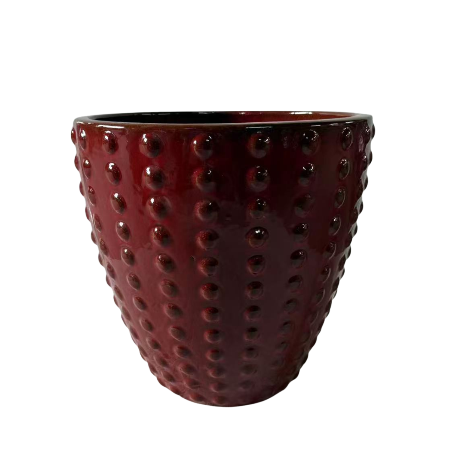 Pot ATTILA 23x22cm rouge impérial Provencelia