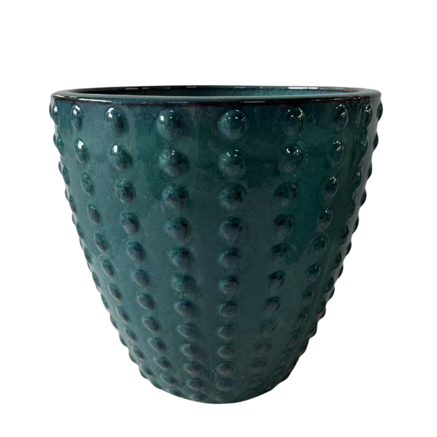 Pot ATTILA 30x29cm bleu pétrole Provencelia