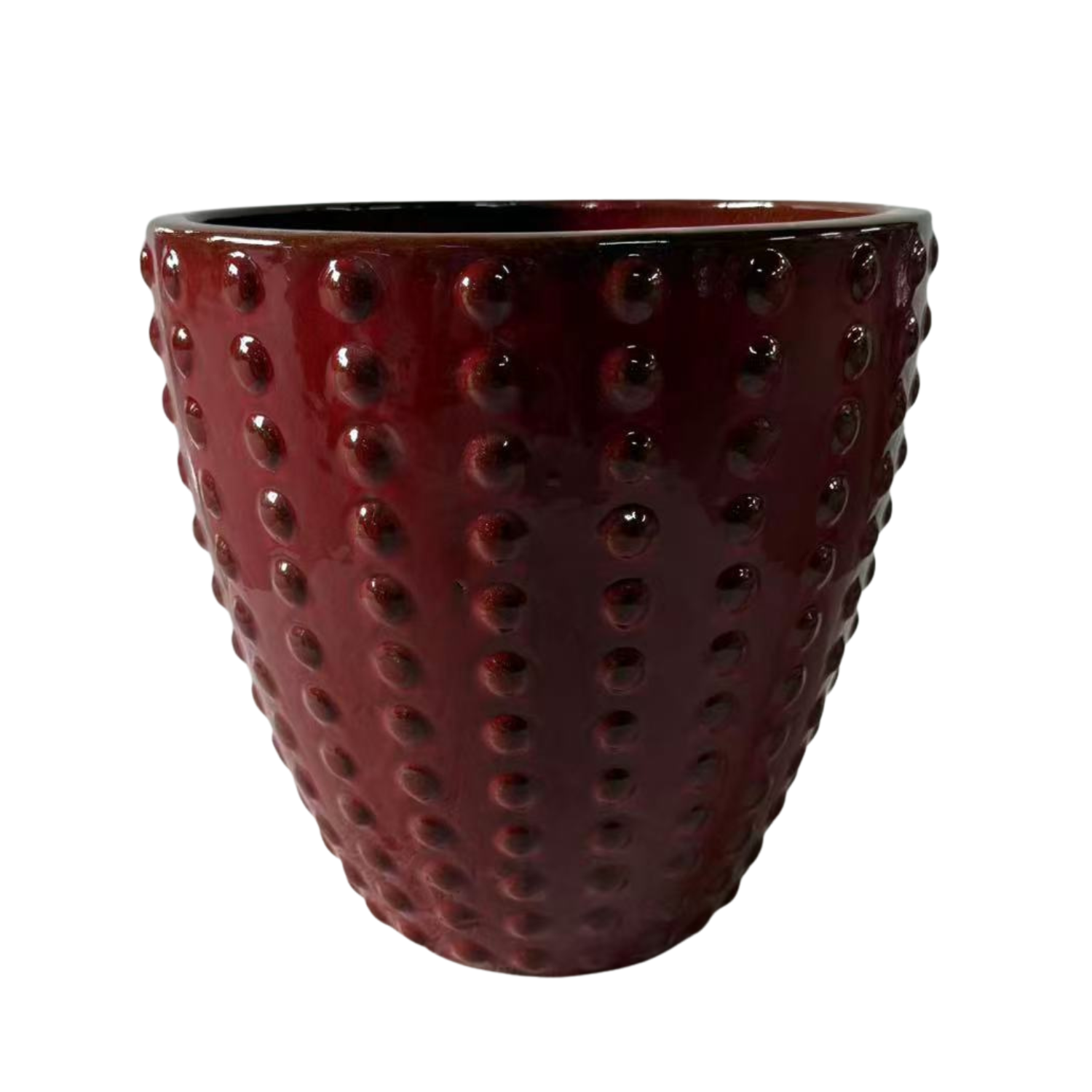 Pot ATTILA 30x29cm rouge impérial Provencelia