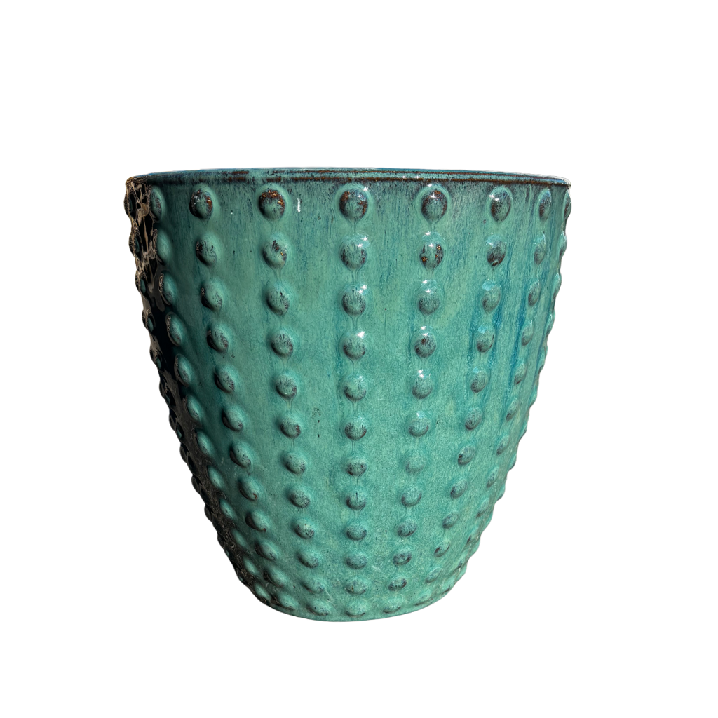 Pot ATTILA 38x37cm bleu pétrole Provencelia