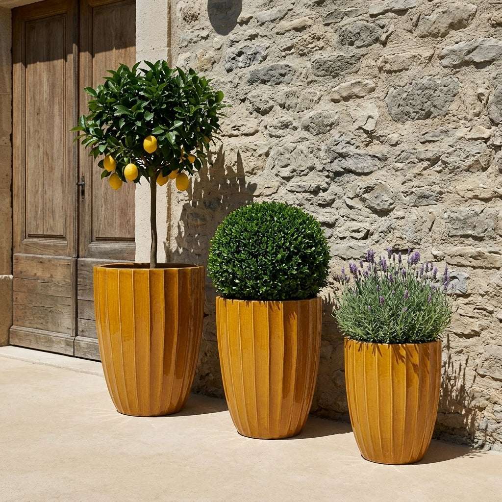 Pot HUGO 55x71cm miel Provencelia