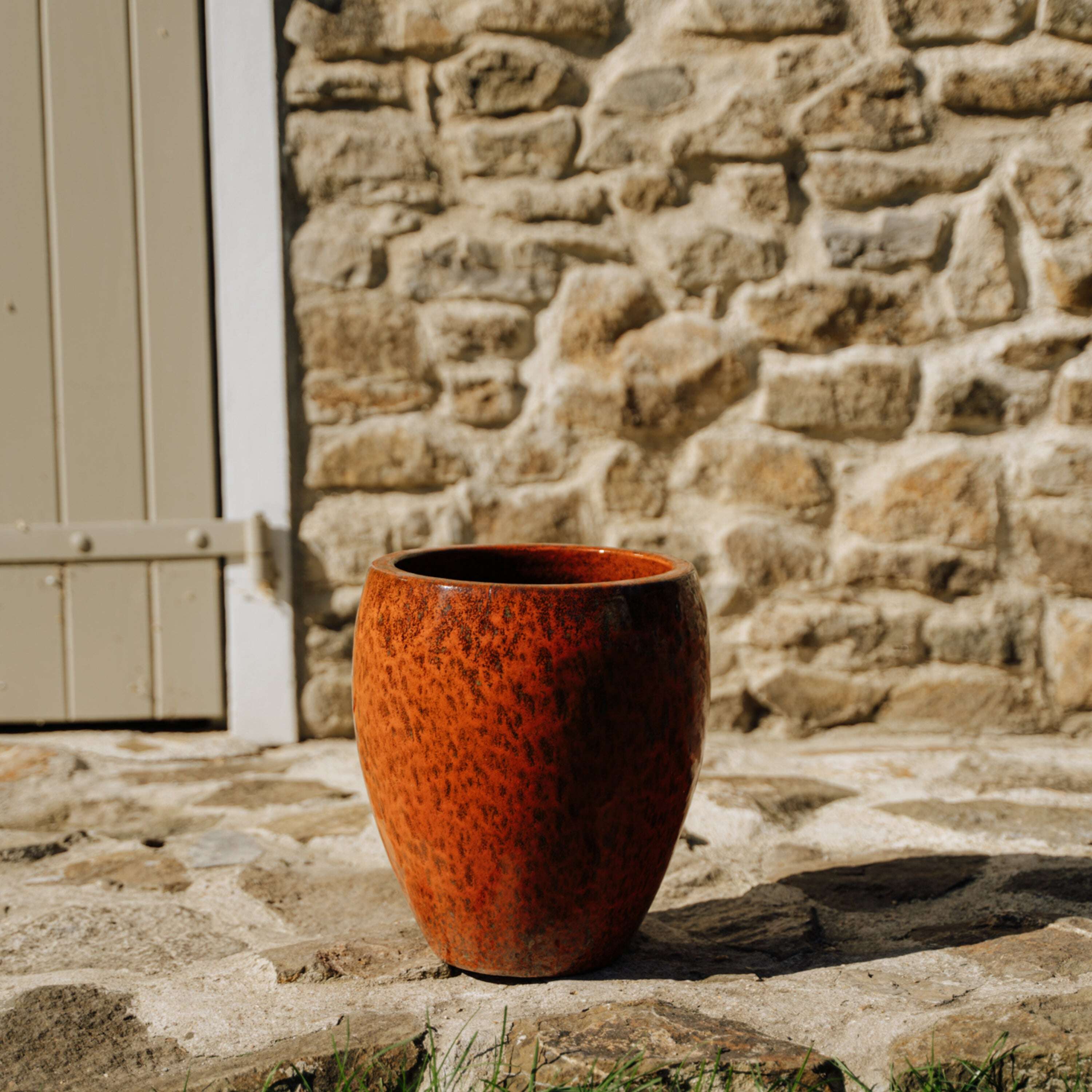 Pot LAFONTAINE 23x35cm rouille d'automne Provencelia