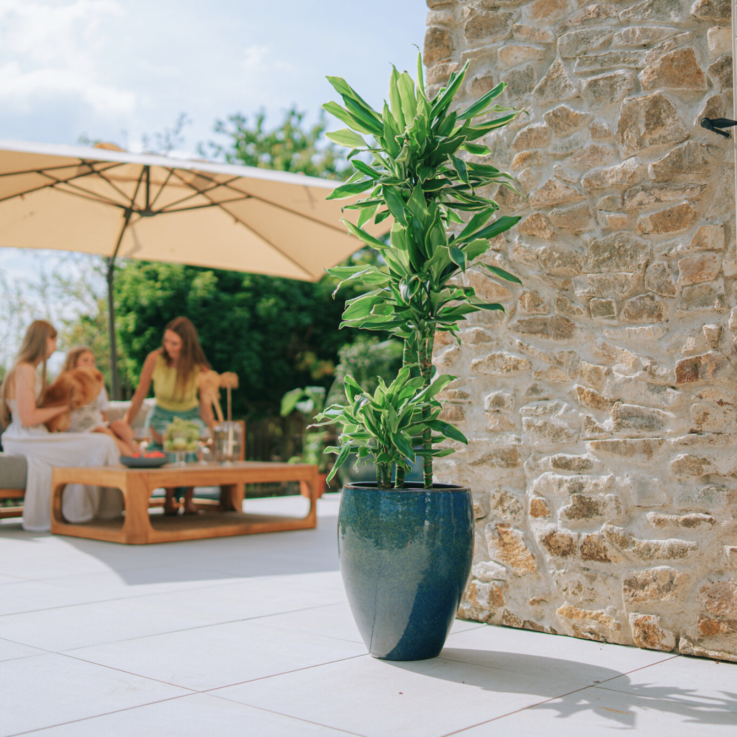 Pot LAFONTAINE 30x45cm bleu outremer Provencelia