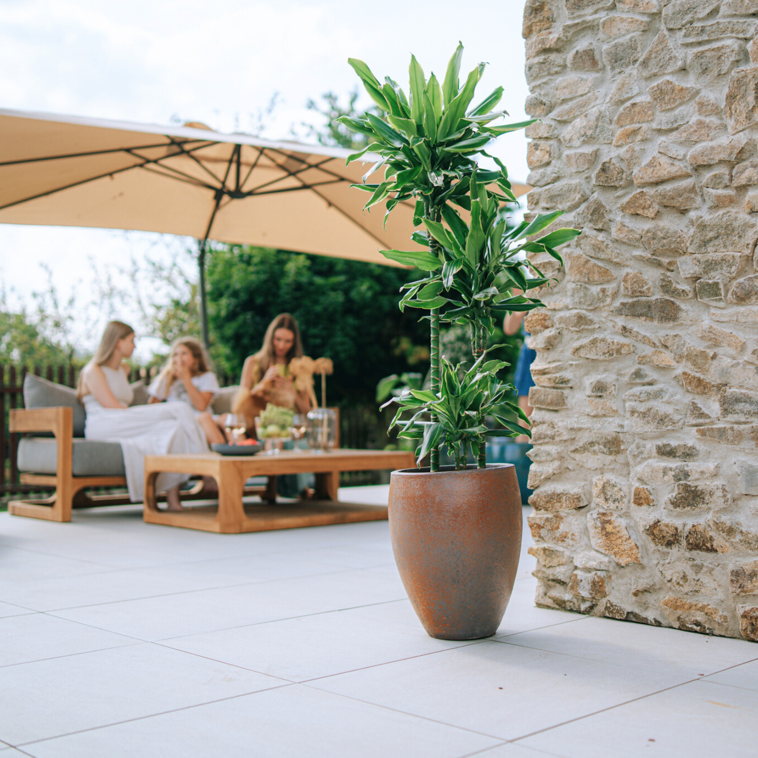 Pot LAFONTAINE 30x45cm iron finished Provencelia