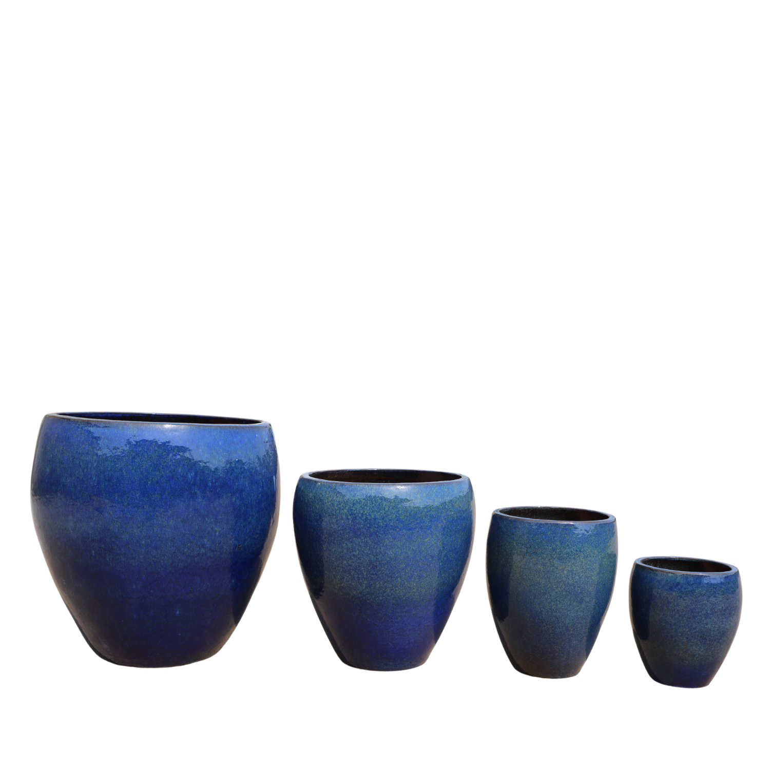 Pot LAFONTAINE 69x65cm bleu outremer Provencelia