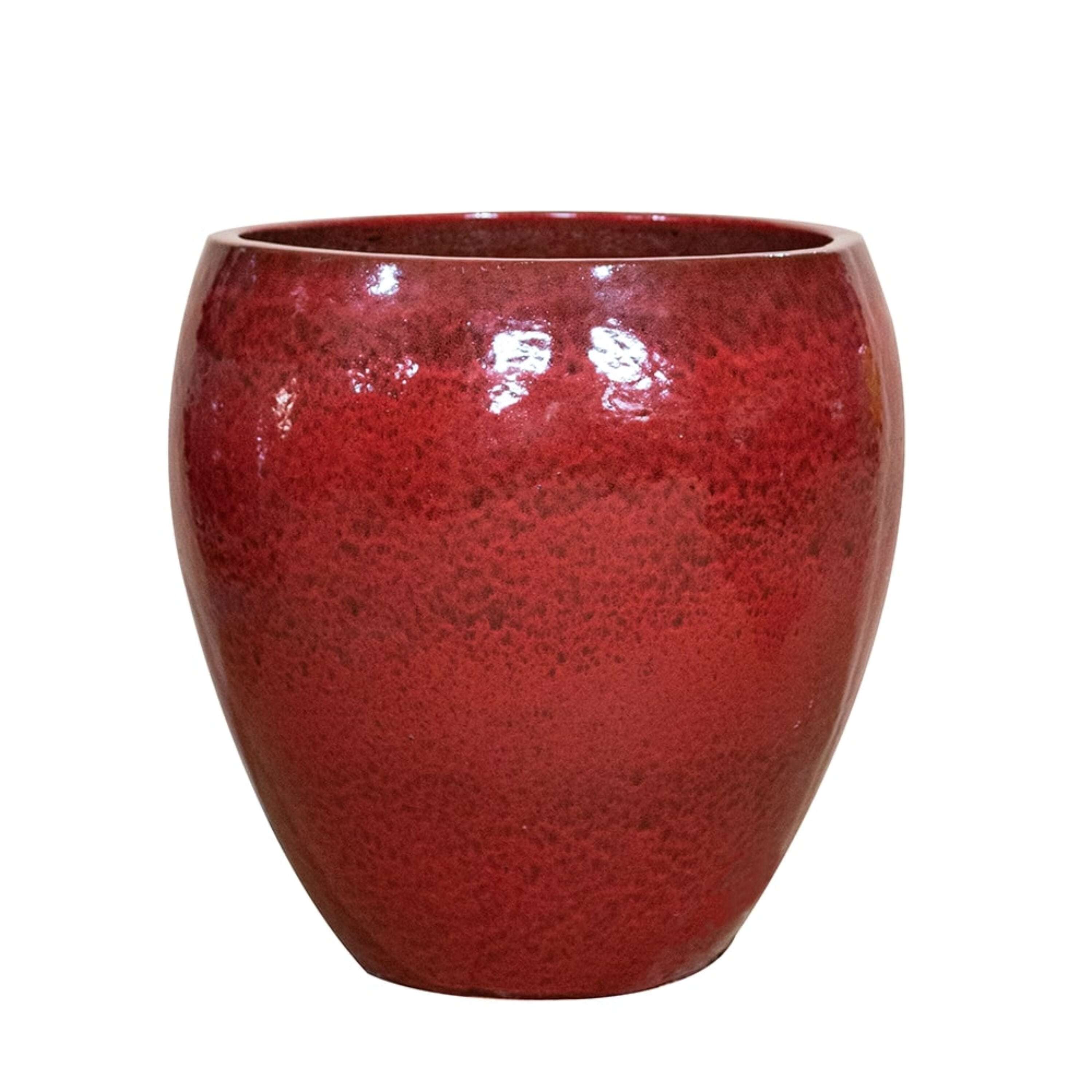 Pot LAFONTAINE 69x65cm rouge tropical Provencelia