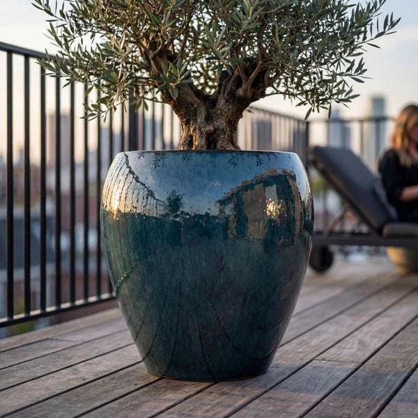 Pot LAFONTAINE2 50x52cm saphir Provencelia