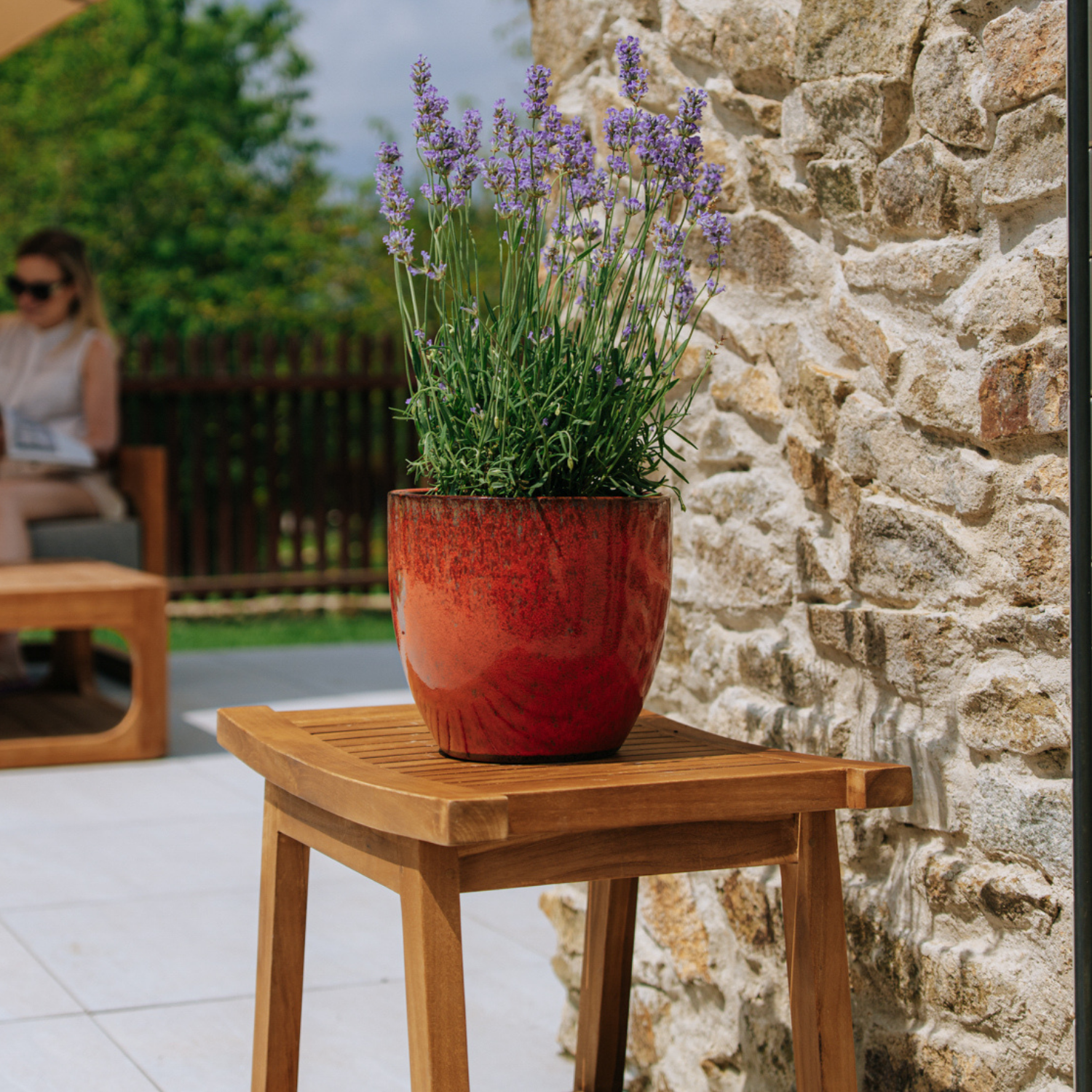 Pot LANCELOT 21x19cm rouille automnale Provencelia