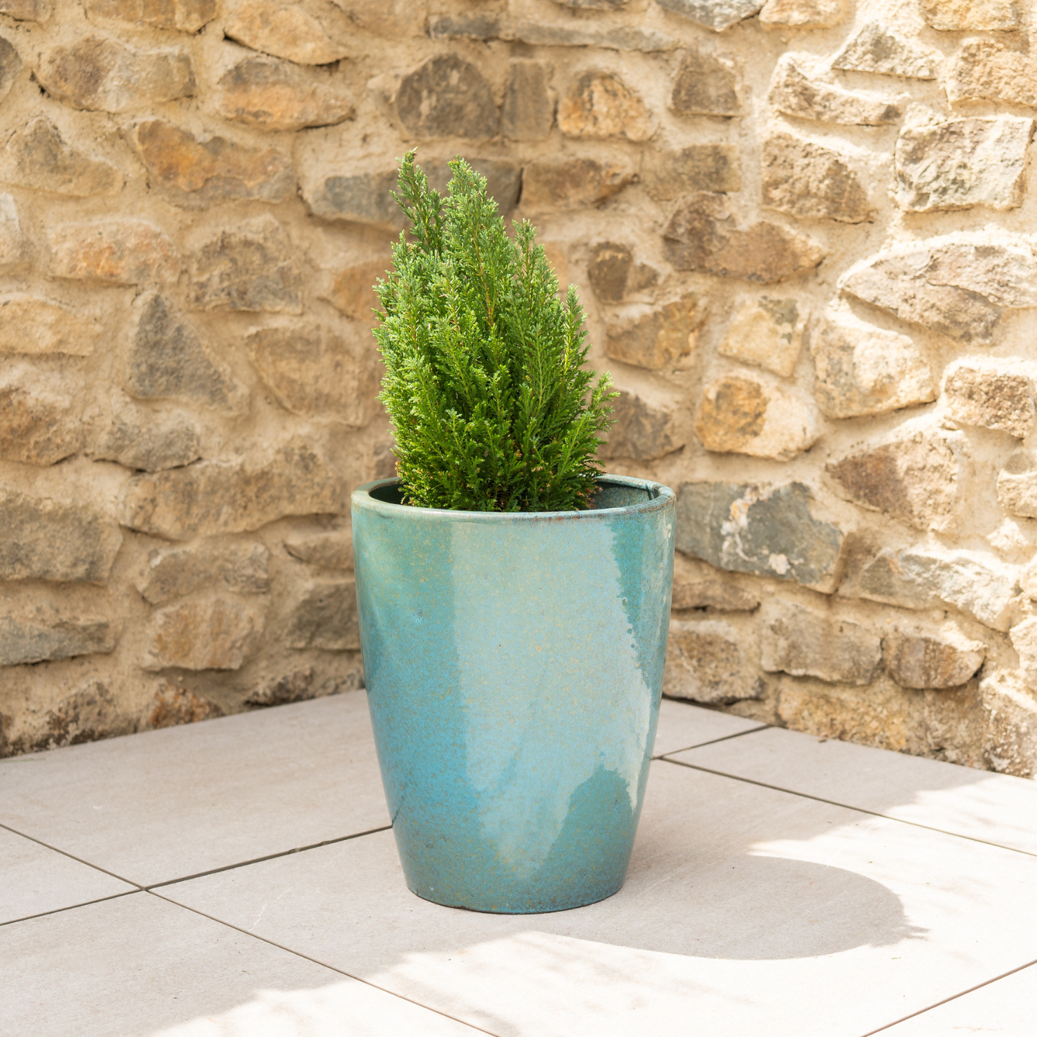 Pot MAZARIN 27x34cm bleu fer Provencelia
